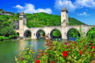 Compostelle à pied et en bus : Le Puy - Cahors - France